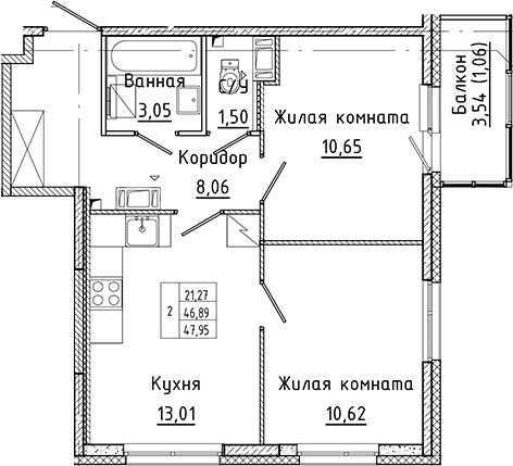 Планировка Аквилон Янино