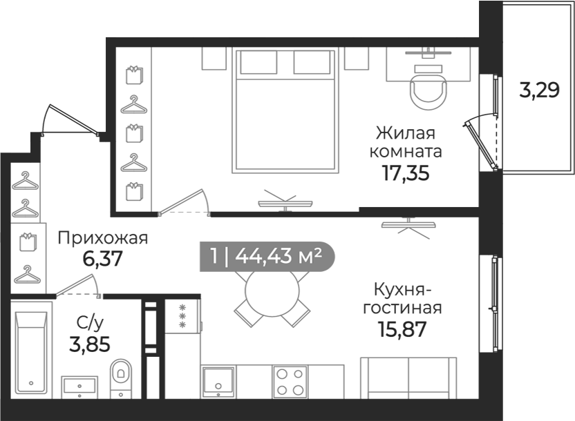Планировка Квинта