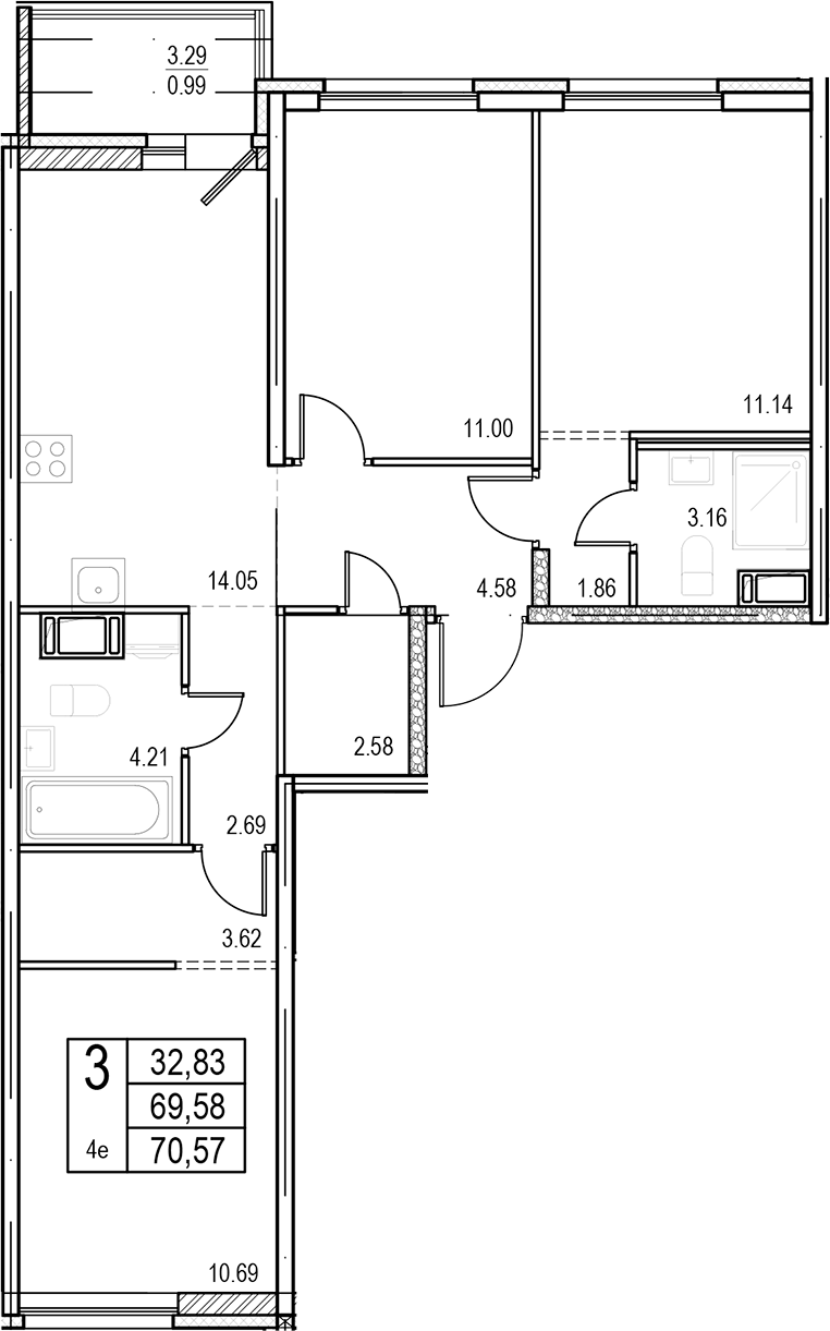 Планировка · ID Murino III