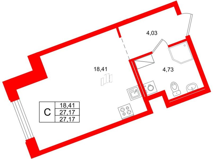Планировка ID Petrogradskaya