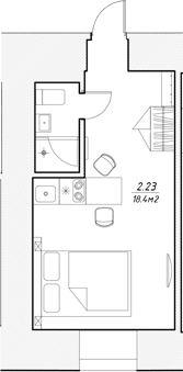 Планировка Апарт-отель 3* в Петровском пер., 4