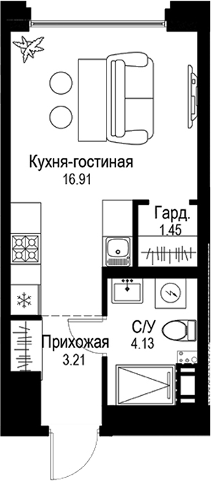 Планировка · ID Petrogradskaya