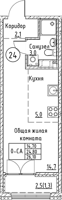 Планировка Кронунг Юг