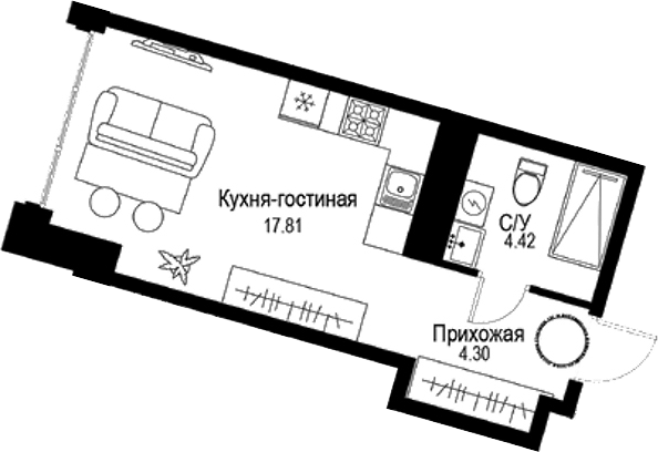 Планировка · ID Petrogradskaya