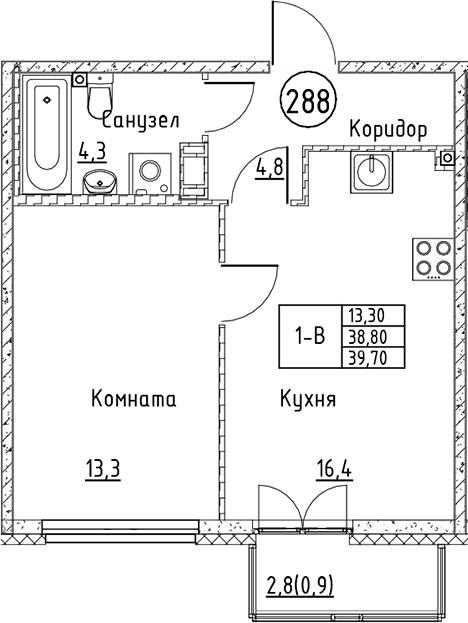Планировка · Кронунг Юг
