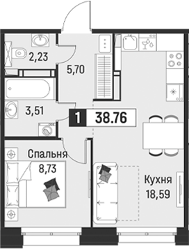 Планировка Символист