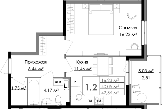 Планировка Малая Финляндия