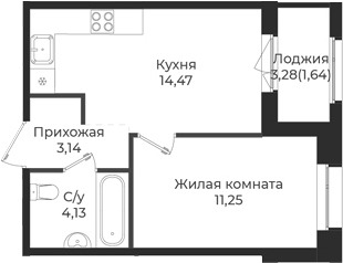 Планировка Новатория