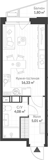 Планировка ВЕРЕН НОРТ Cертолово
