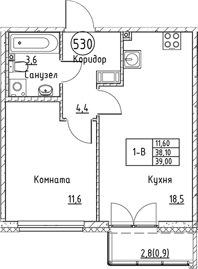 Планировка Кронунг Юг