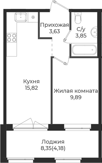 Планировка Новатория
