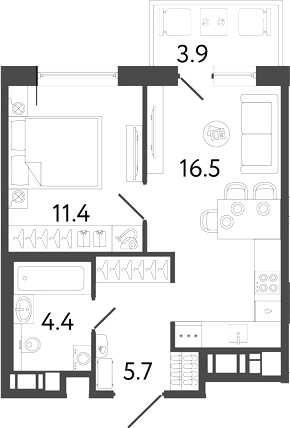 Планировка Передвижники 2