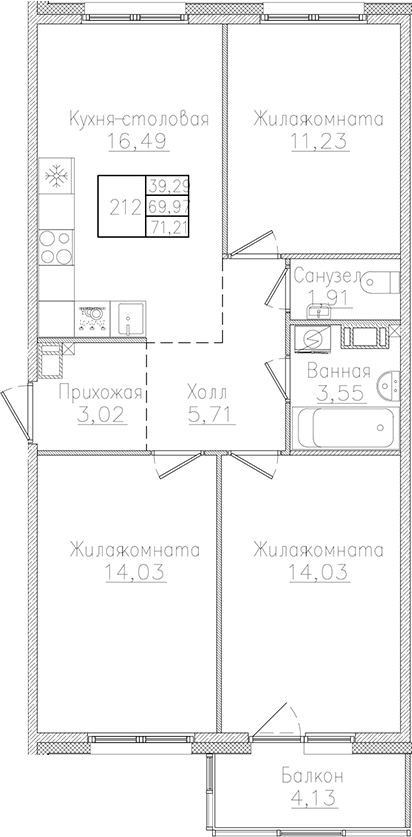 Планировка Счастье 2.0