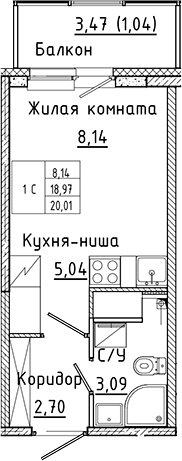 Планировка Аквилон Янино