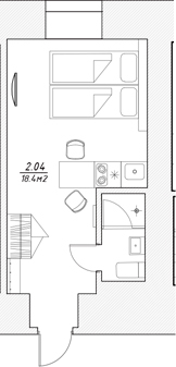 Планировка Апарт-отель 3* в Петровском пер., 4