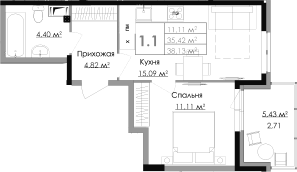 Планировка Малая Финляндия
