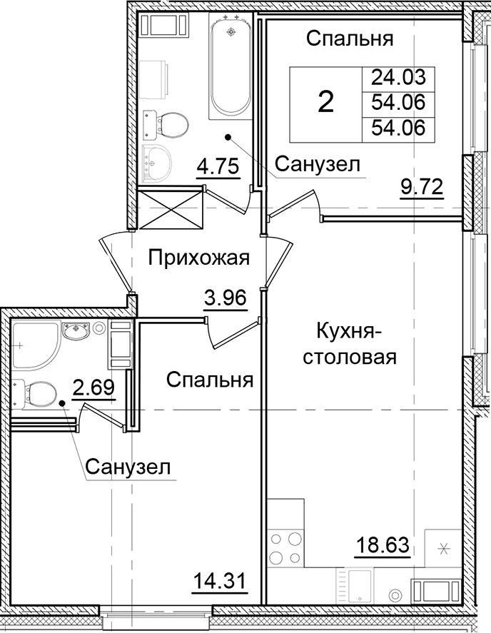 Планировка · Квартал Заречье