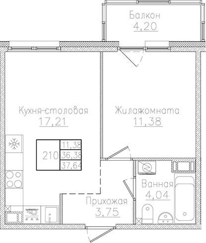 Планировка Счастье 2.0