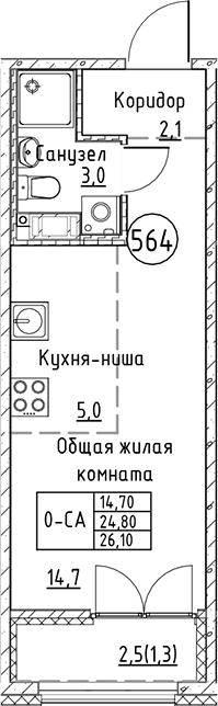 Планировка Кронунг Юг