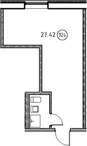 Планировка · Апарт-отель 4* на Херсонской, 39