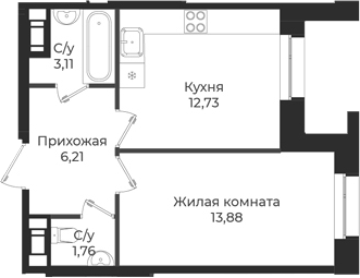 Планировка Новатория