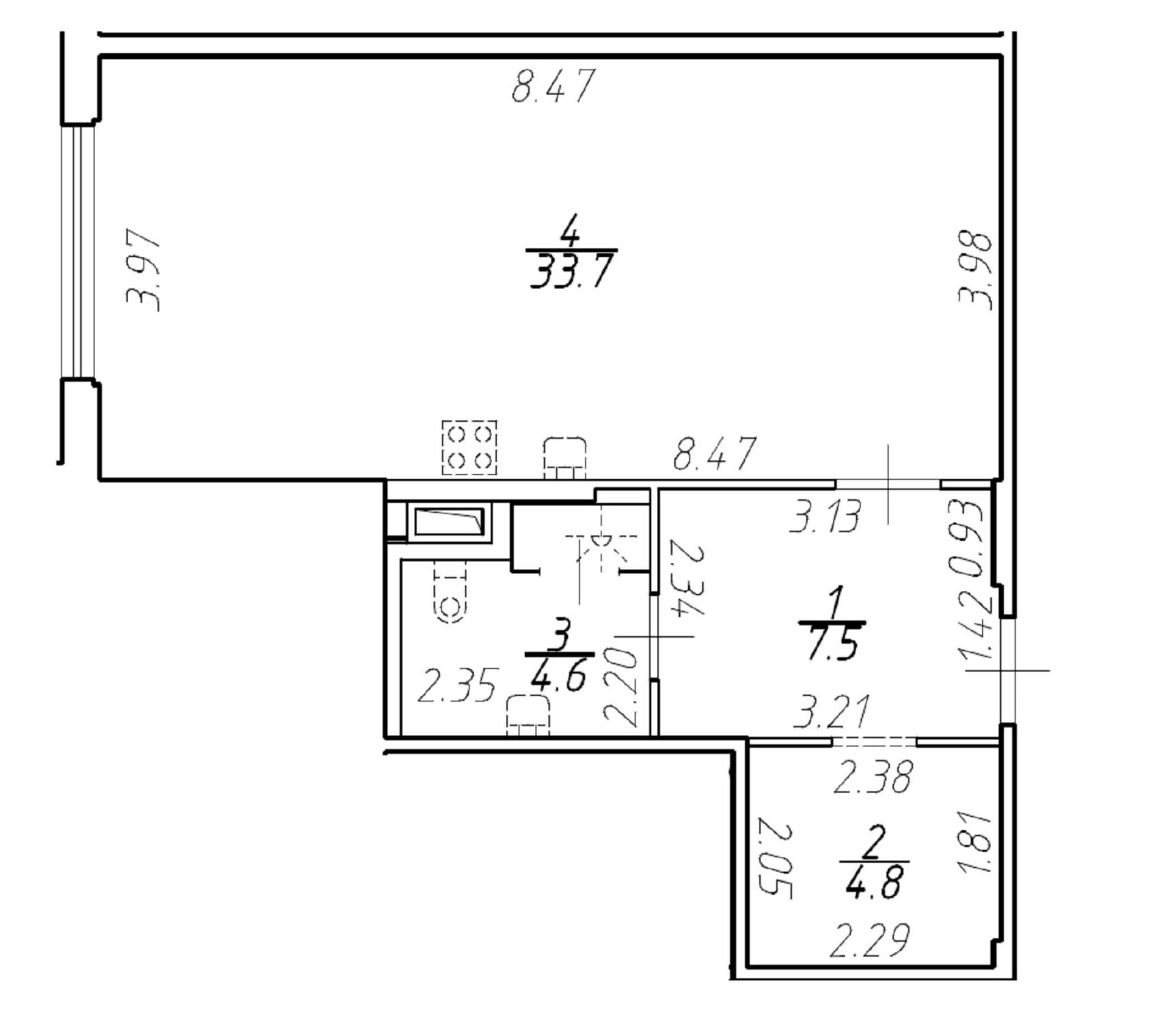 Планировка Yard Residence