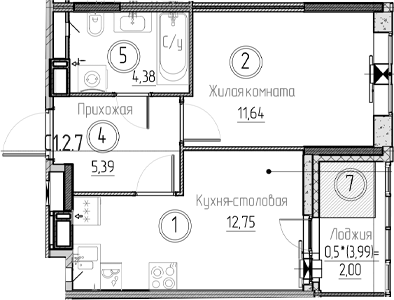 Планировка Аквилон Верба