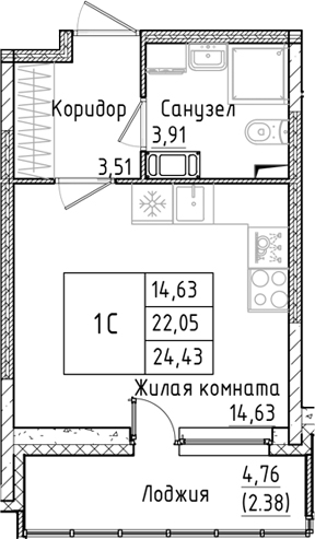 Планировка Аквилон РекаПарк