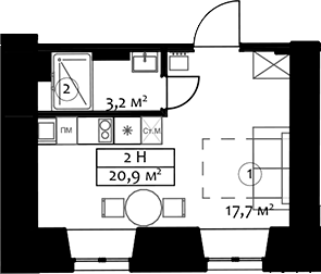 Планировка Hovard Hotel