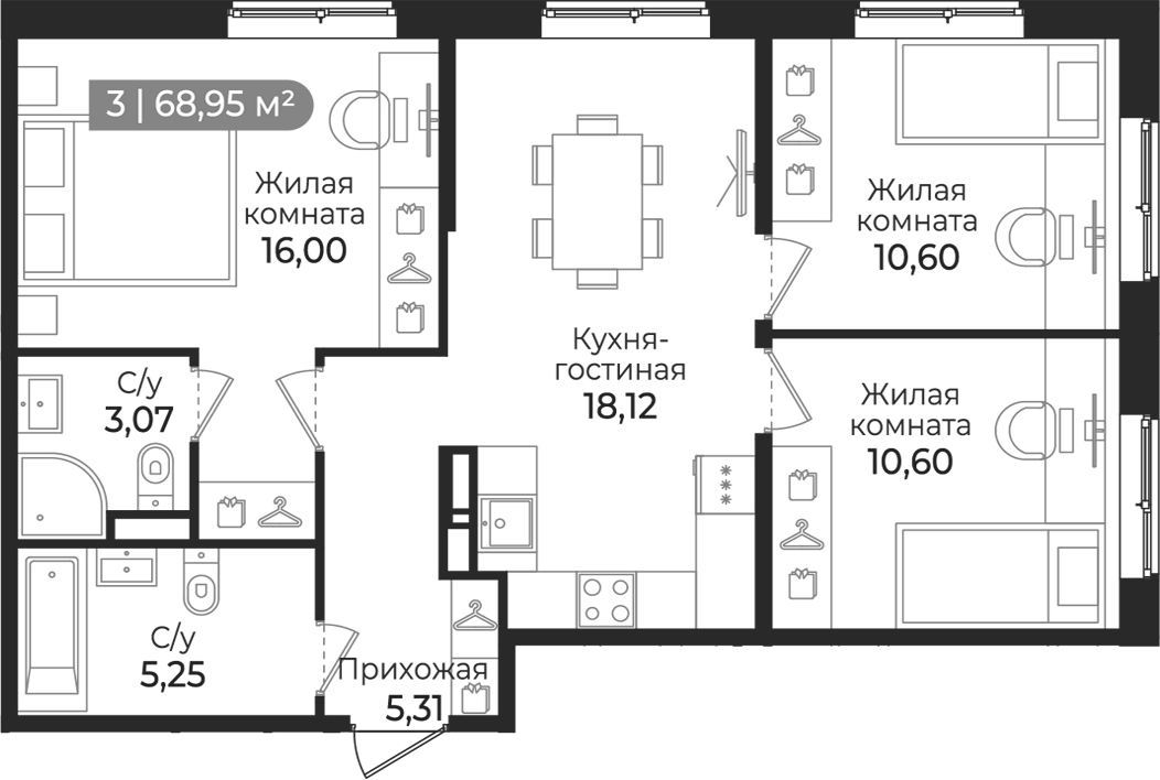 Планировка Квинта
