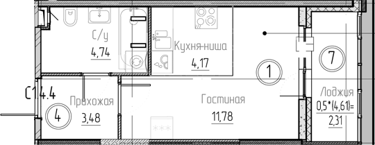 Планировка Аквилон Верба