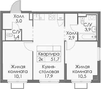 Планировка Янинский лес