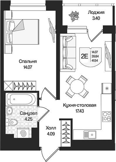 Планировка · Охтинские высоты