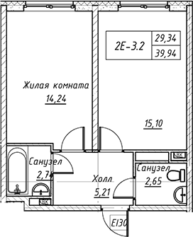 Планировка Зум на Неве
