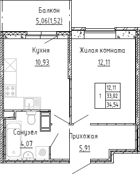 Планировка Аквилон Stories