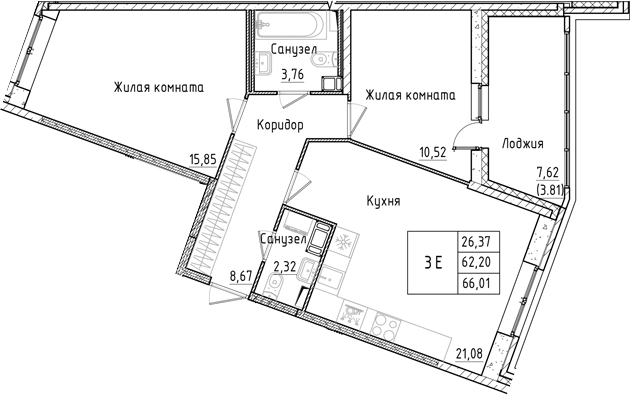 Планировка · Аквилон РекаПарк