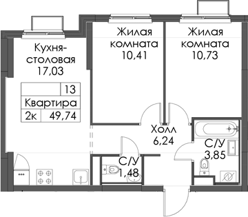 Планировка Заречный парк