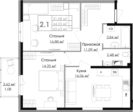 Планировка · Малая Финляндия