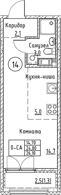 Планировка Кронунг Юг