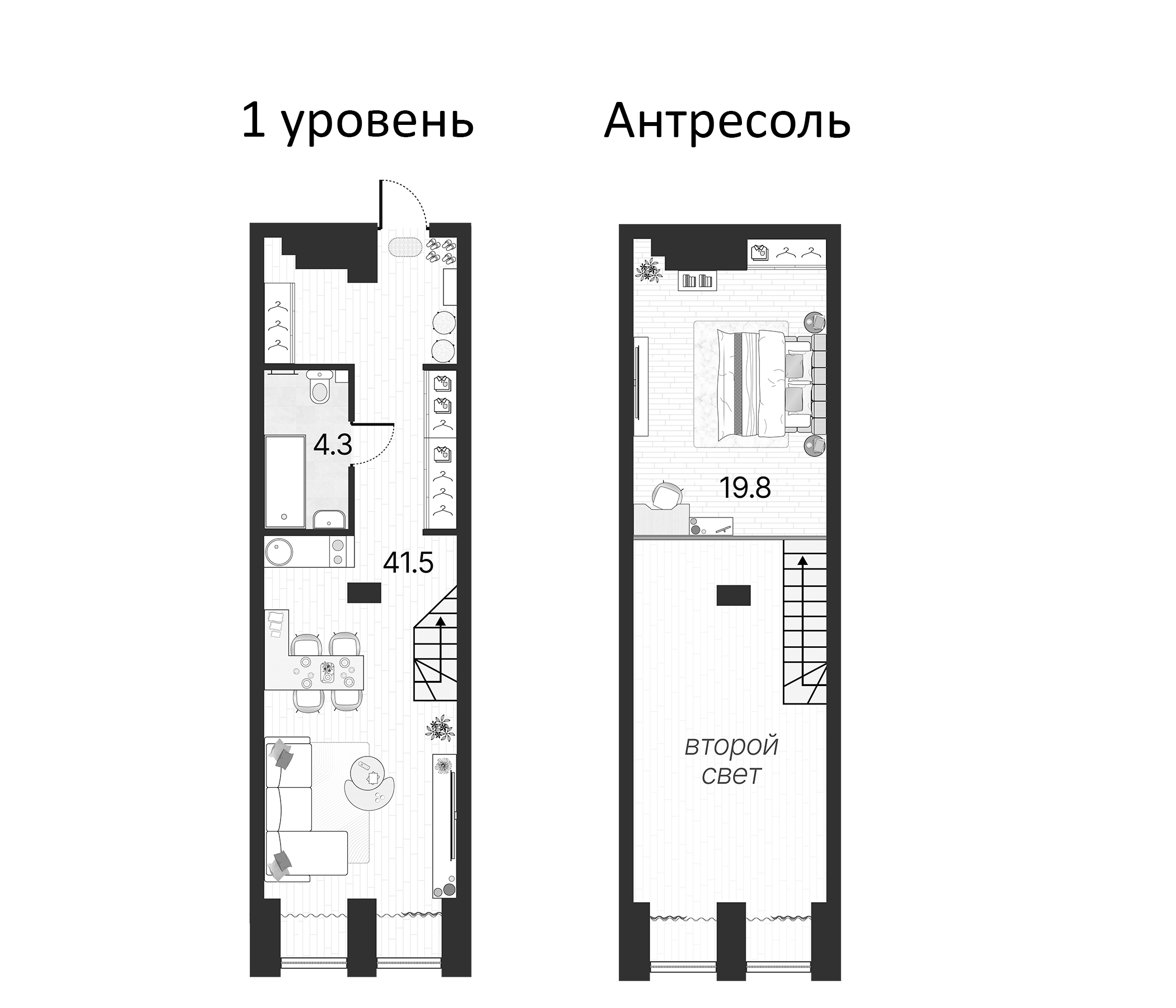 Планировка Serebro by Avenue-apart