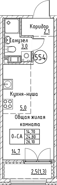 Планировка Кронунг Юг
