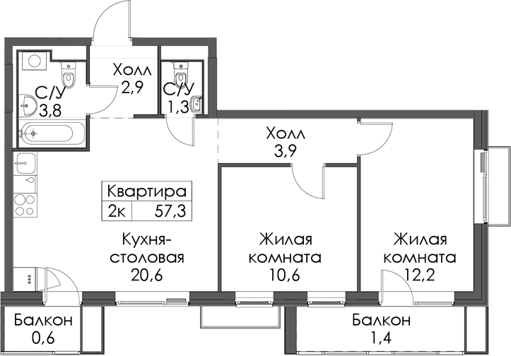 Планировка Витебский парк