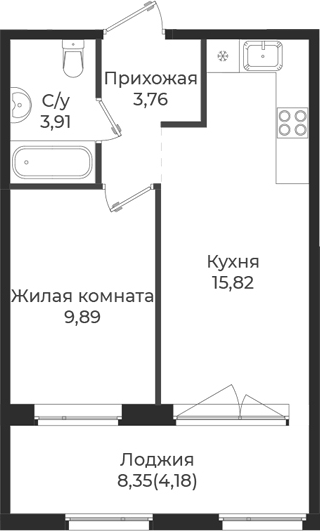Планировка Новатория