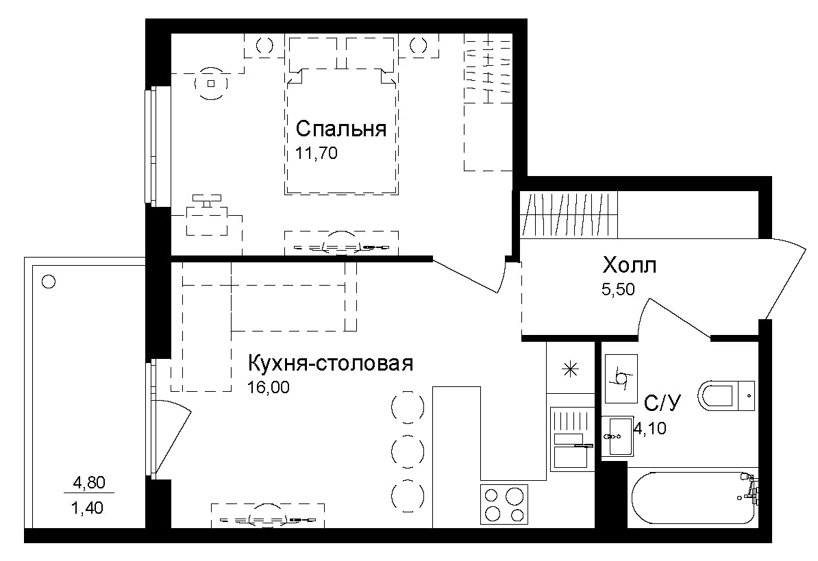 Планировка Эко квартал Новая Дубровка