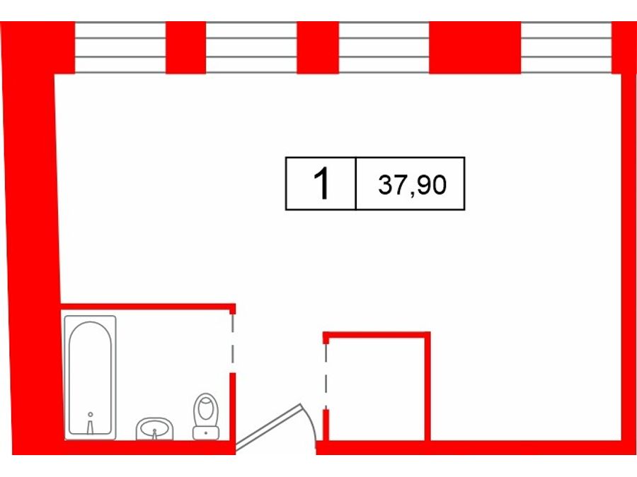 Планировка Кантемировская 11
