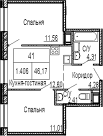 Планировка Айди Политех