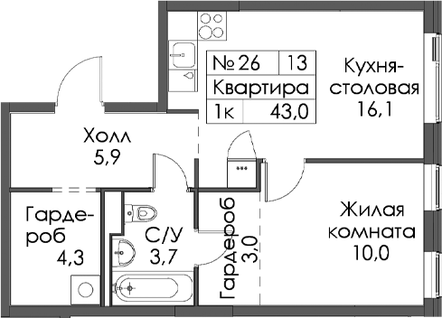 Планировка Витебский парк