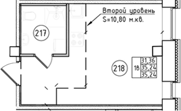 Планировка Апарт-отель Фомин