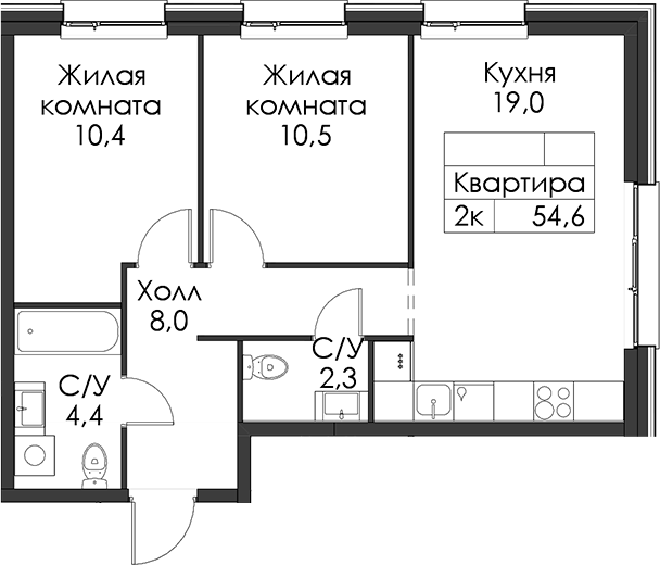 Планировка Шкиперский 19