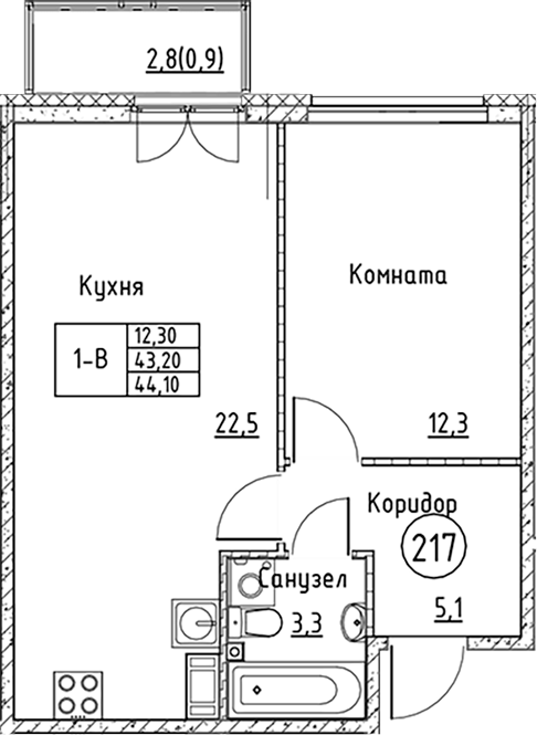 Планировка · Кронунг Юг